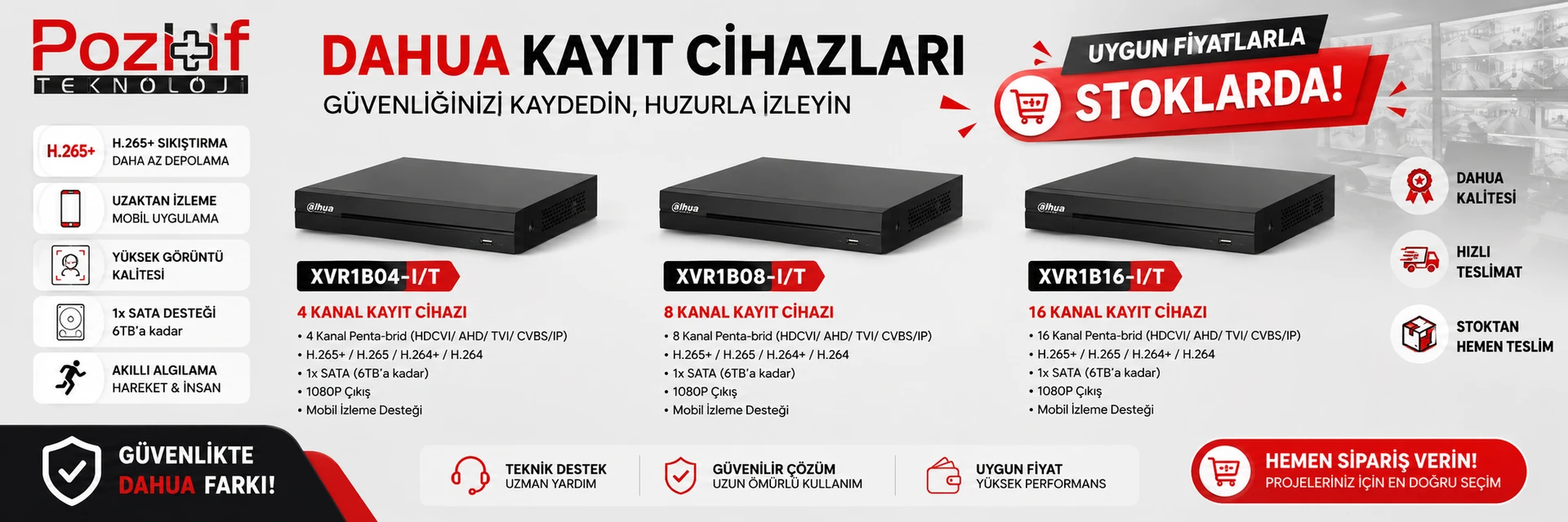 DAHUA KAYIT CİHAZLARI