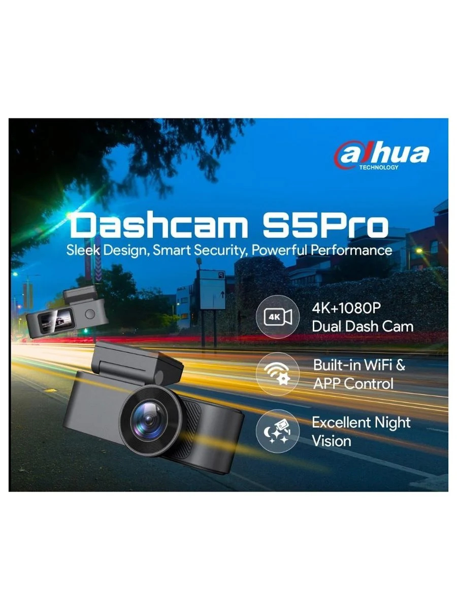 Dahua DHI-DAE-HC5710WV-S5PRO S5 Pro (ARAC ICI KAMERA) Dash Kamera