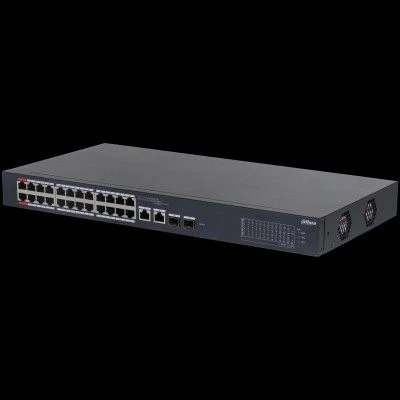 Dahua CS4226-24ET-240 26 Port 24xPOE 10/100 240W +2SFP Yönetilebilir Switch