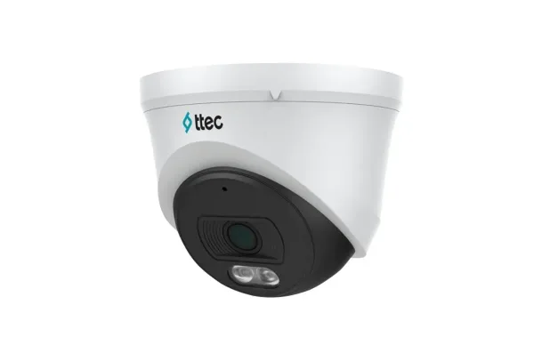 Ttec IPDP-2330M-M-Lite 2mp 2.8mm Sabit Lens H265 Dahili Sesli IP Dome Kamera Sadece PoE İle Çalışır