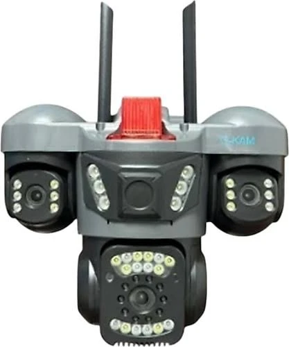 O-kam 5011 3 Lensli 9MP Wifi PTZ Dış Mekan Güvenlik Kamerası