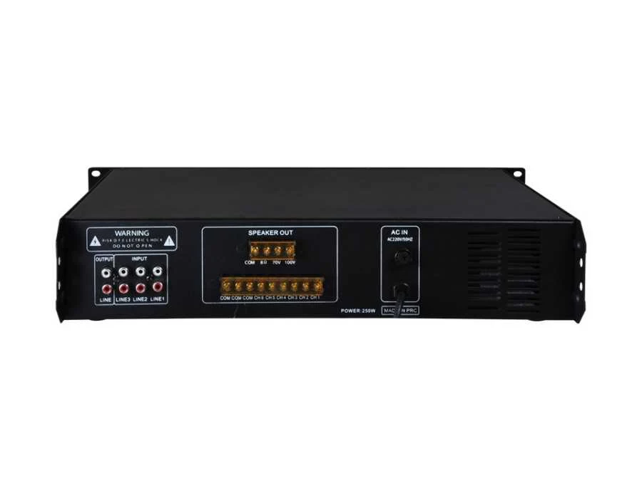 WESTA WM-2250U 250W 6 Bölgeli 100V Trafolu USB Bluetooth Mikser Amfi