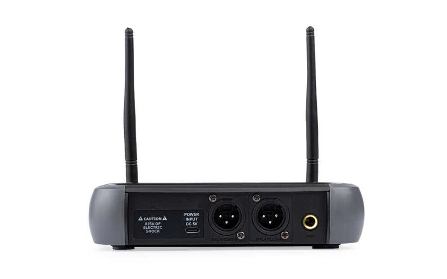 WESTA WM-102H 2 Kanal UHF Kablosuz 2 El Mikrofon Seti