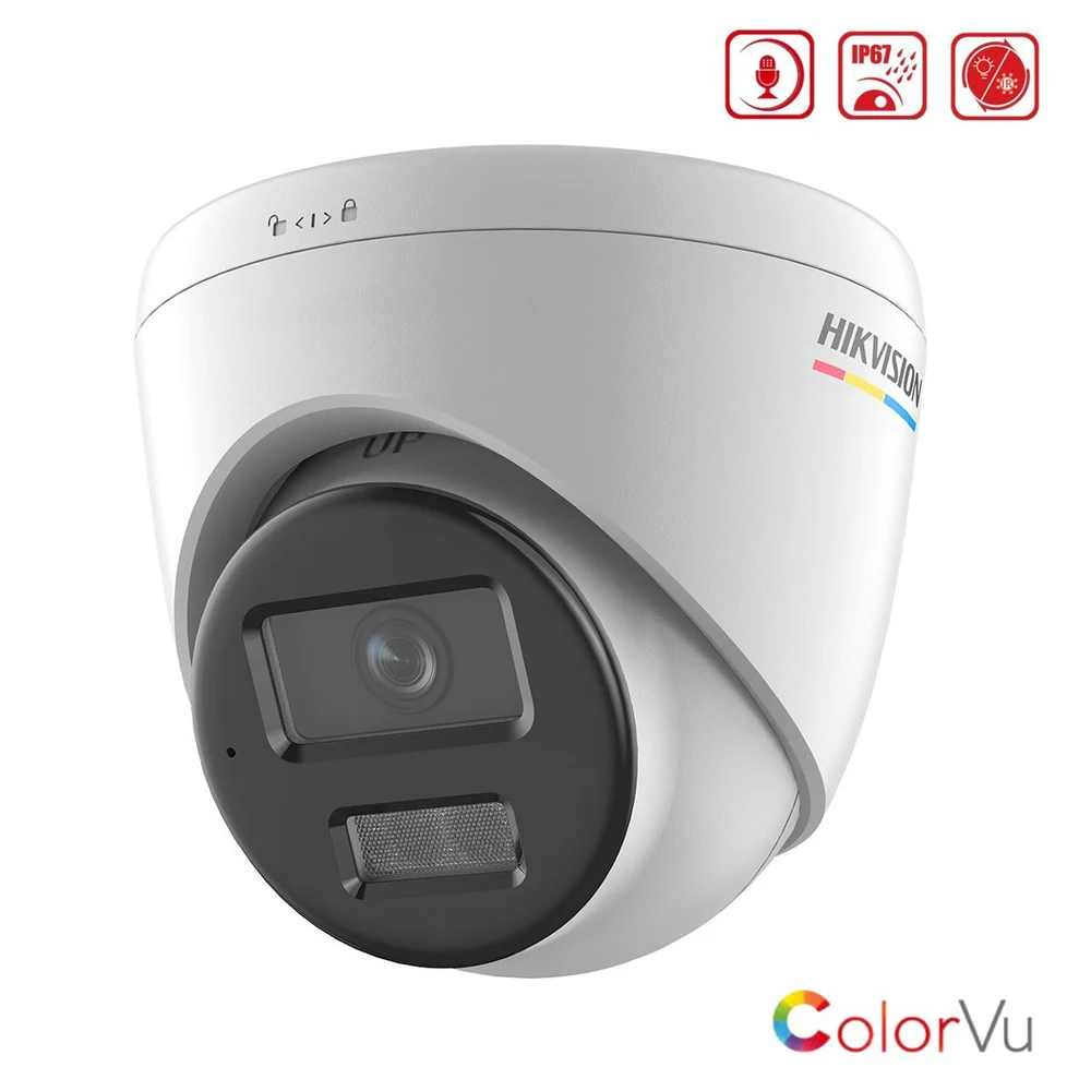 Hikvision DS-2CD1347G2H-LIUF 4MP 2.8MM Akıllı Çift Iş.Mic. AcuSense ColorVu Dome